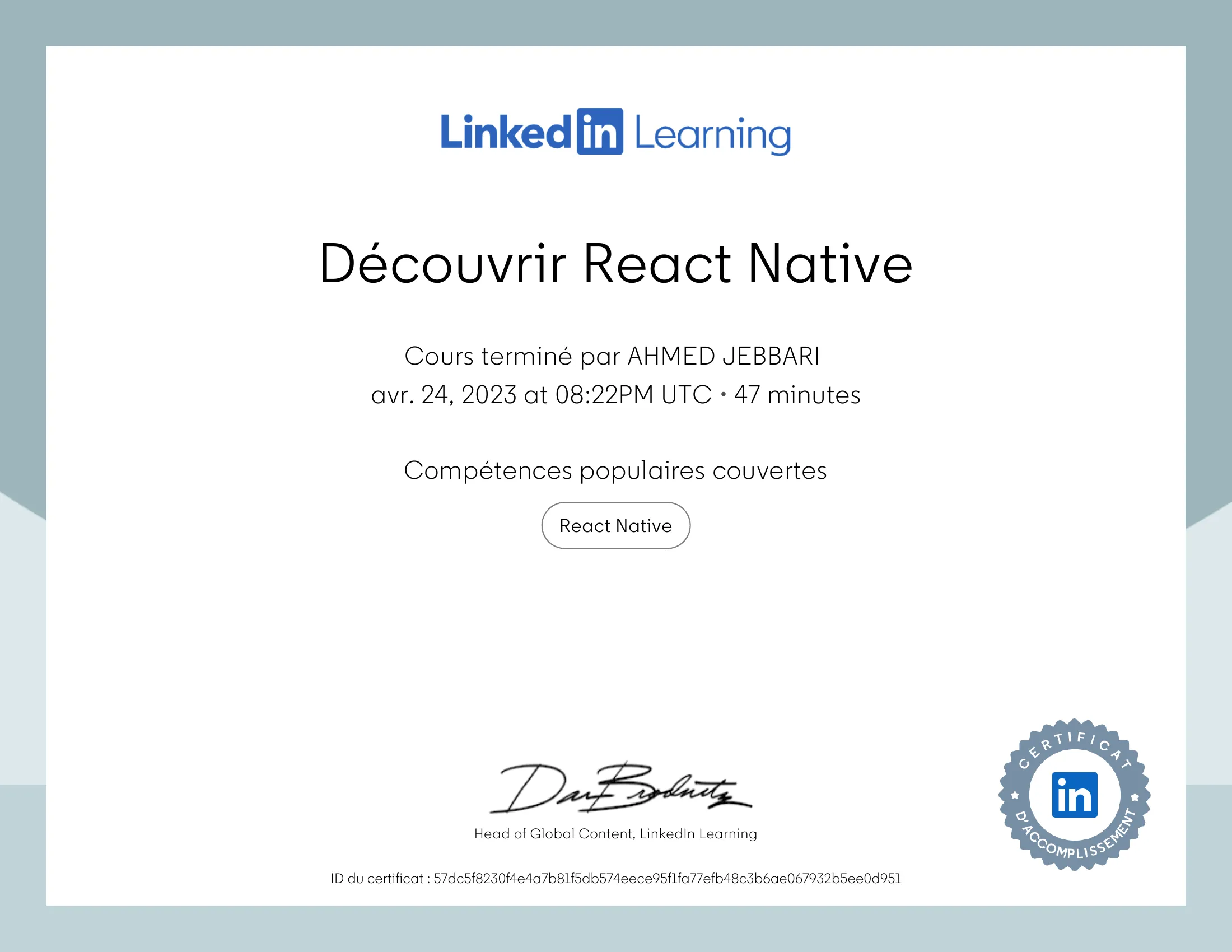 Découvrir React Native