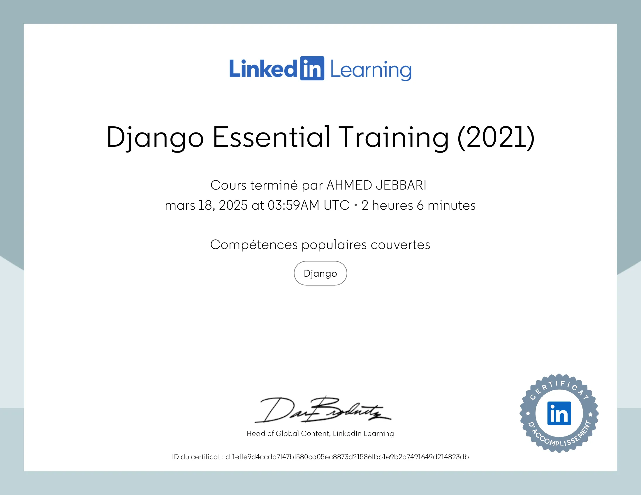 L'essentiel de Django