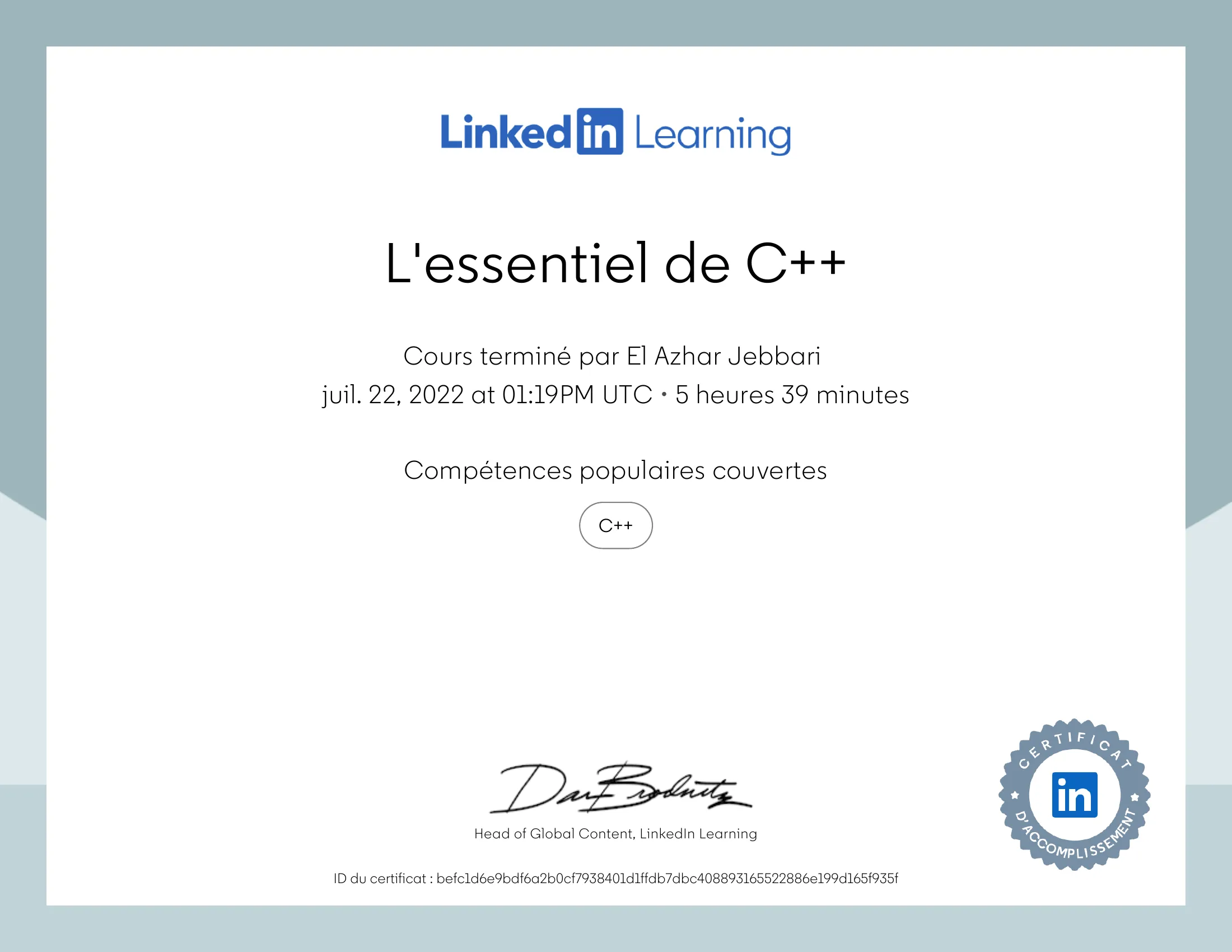 L'essentiel de C++