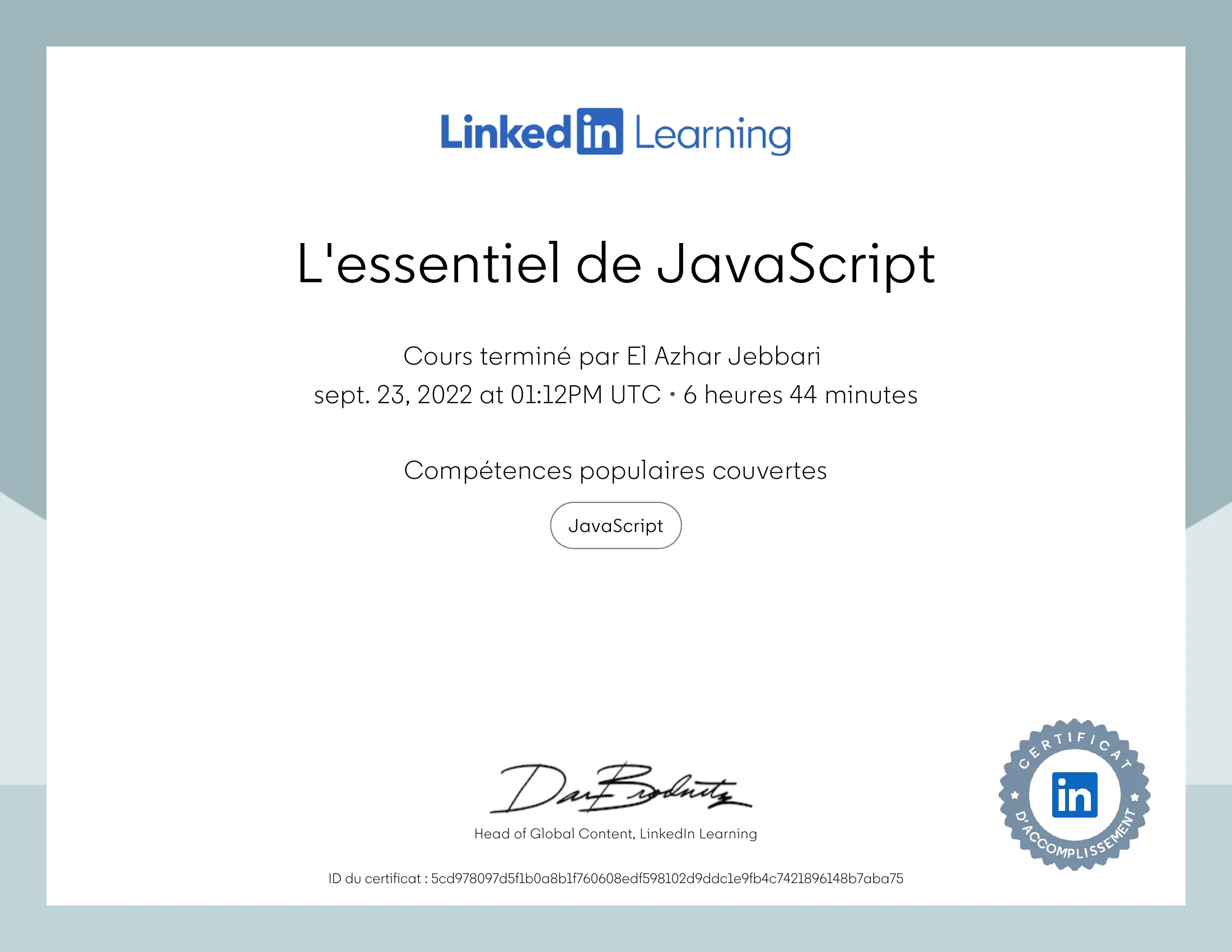 L'essentiel de JavaScript